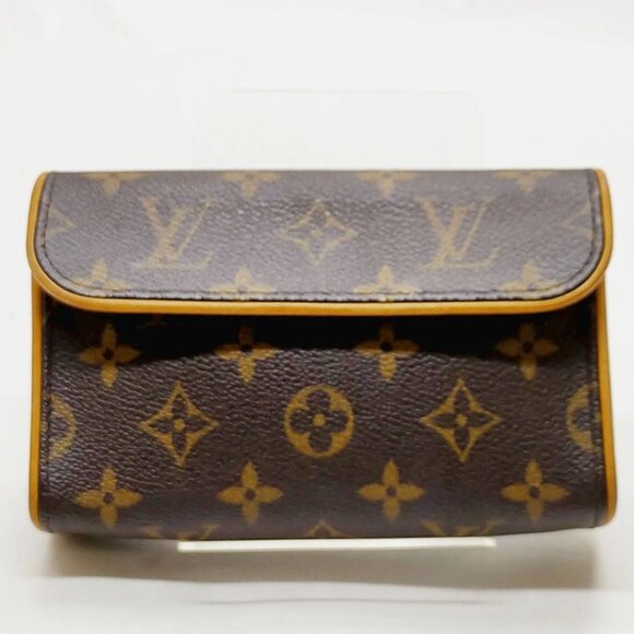 Louis Vuitton LV Shoulder Bag Pochette Florentine Brown Monogram - Picture 5 of 14